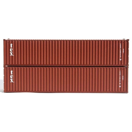 Jacksonville Terminal 40 ft. N Tex Standard Height Containers with Magnetic System, 2PK JTC405327